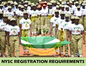 NYSC Registration Requirements 