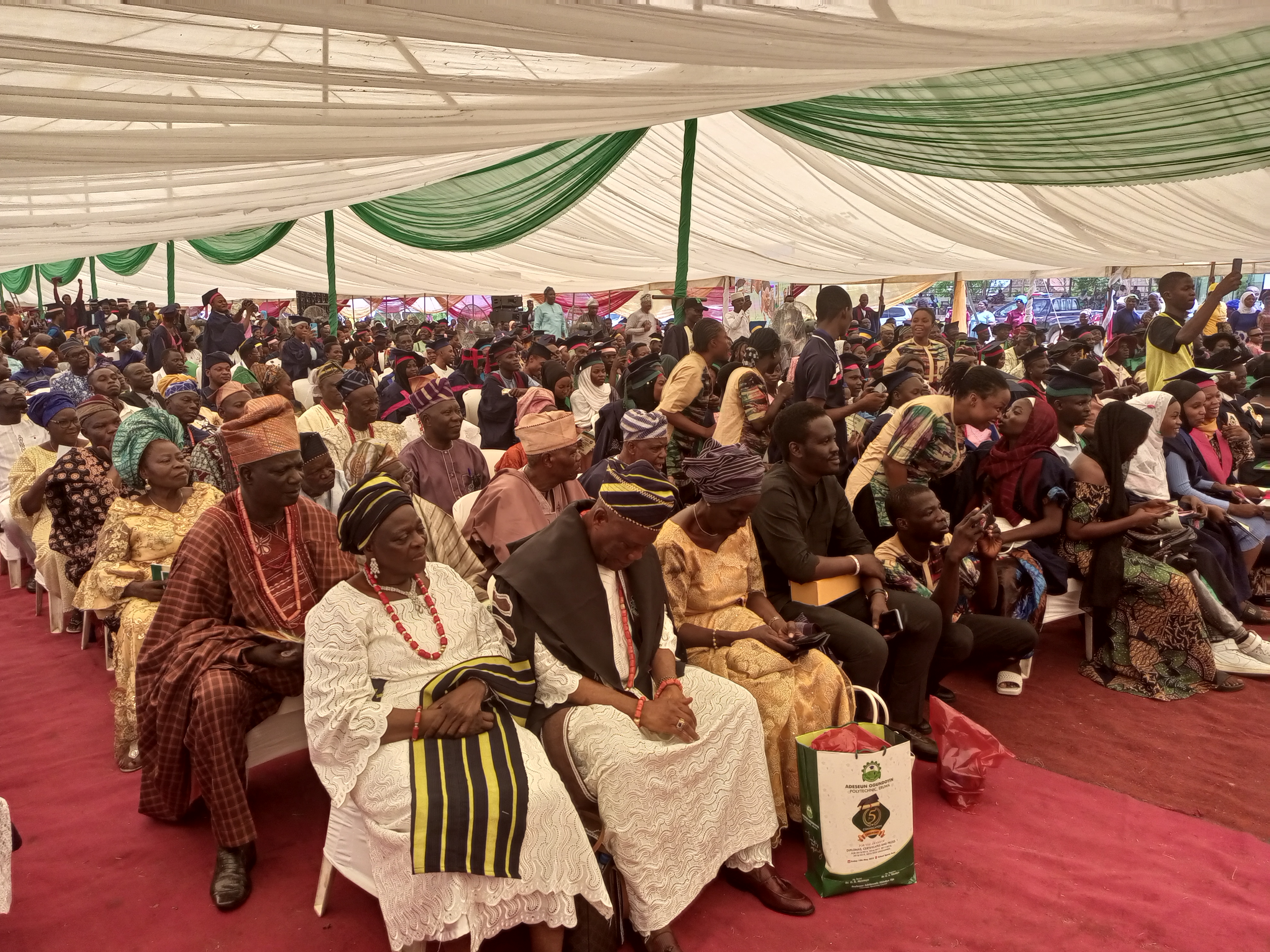 The Adeseun Ogundoyin Polytechnic, Eruwa has graduated over 8000 students in its combined maiden convocation ceremony since its establishment as a satellite campus. 