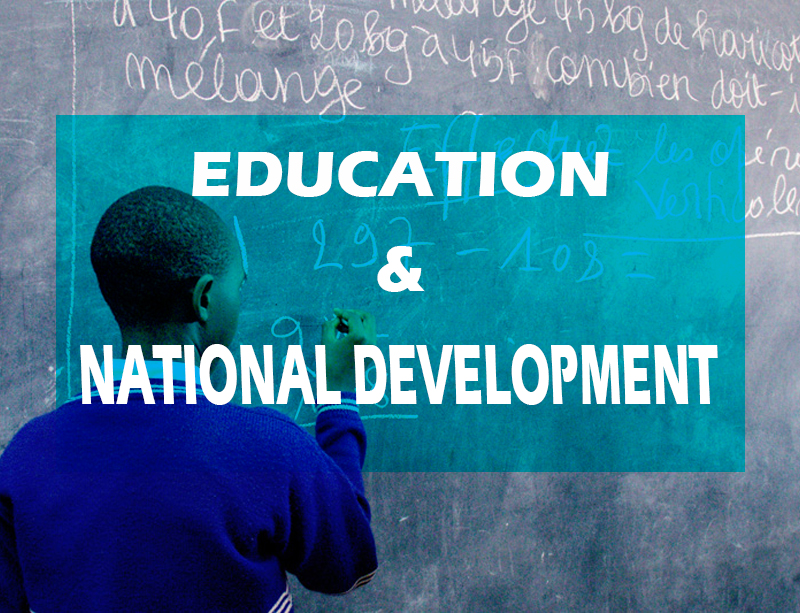 Fostering Education as a tool of National Development