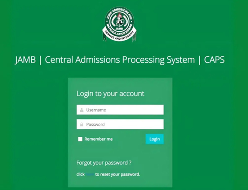 JAMB CAPS: How to Check and Accept/Reject Admission 2023