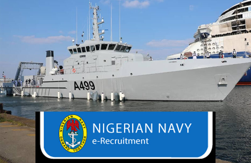 Nigerian Navy Recruitment 2024: NBTS Batch 37