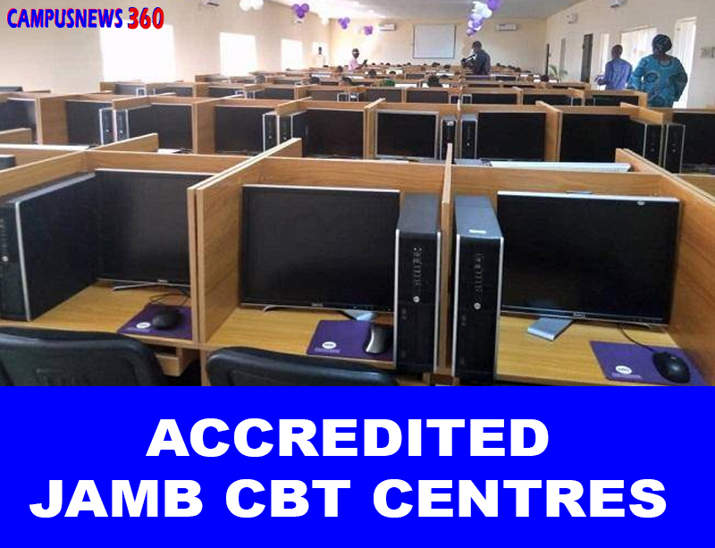 List of Accredited JAMB CBT Centers for 2024 UTME/DE