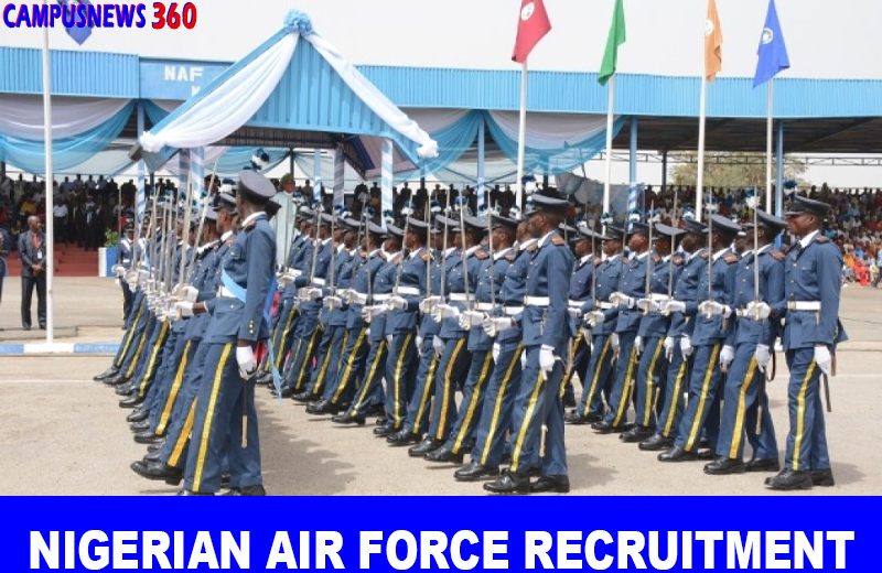 Nigerian Air Force 2024 Recruits Graduation Programme of Event