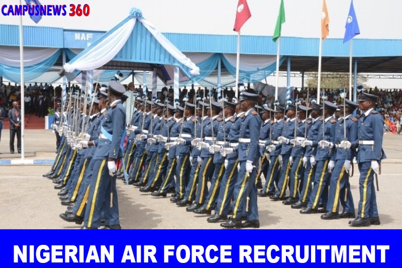 Nigerian Air Force 2024 Recruits Graduation Programme of Event