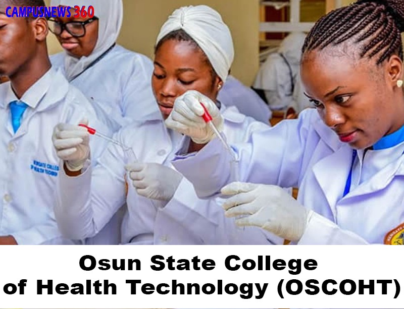 Osun State College of Health Technology (OSCOHT) Admission Form 2024