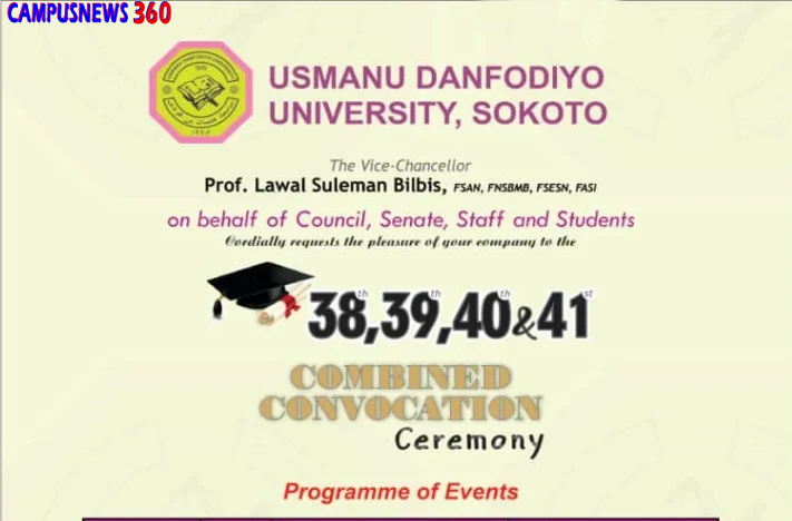 UDUSOK Convocation Ceremony 2024 | programme of event