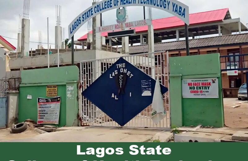 Lagos State College of Health Technology Admission Form 2024