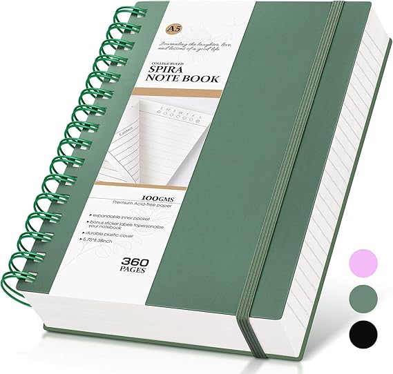 360 Pages College Ruled Notebook