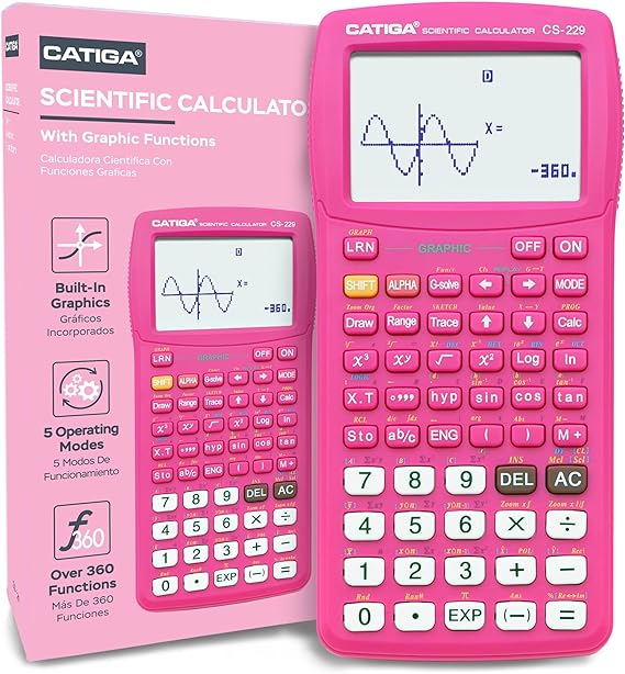 CATIGA Scientific Calculator with Graphic Functions