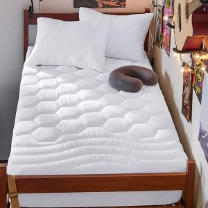 Bedsure Twin XL Mattress Pad - Soft Mattress Topper for College