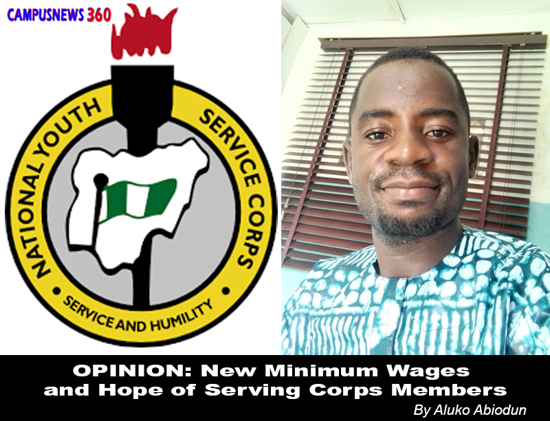 OPINION: New Minimum Wages and Hope of Serving Corps Members