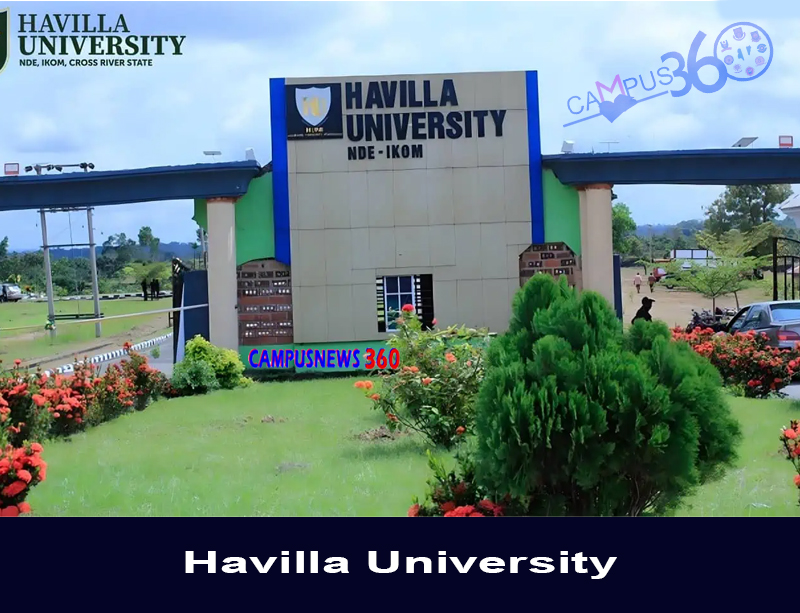 Havilla University Post UTME Form | Undergraduate Programmes