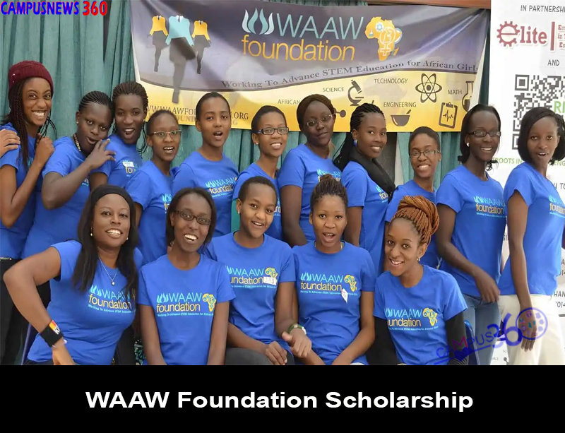 Apply for WAAW Foundation Scholarship for African Female Students