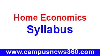 JAMB Syllabus for Home Economics