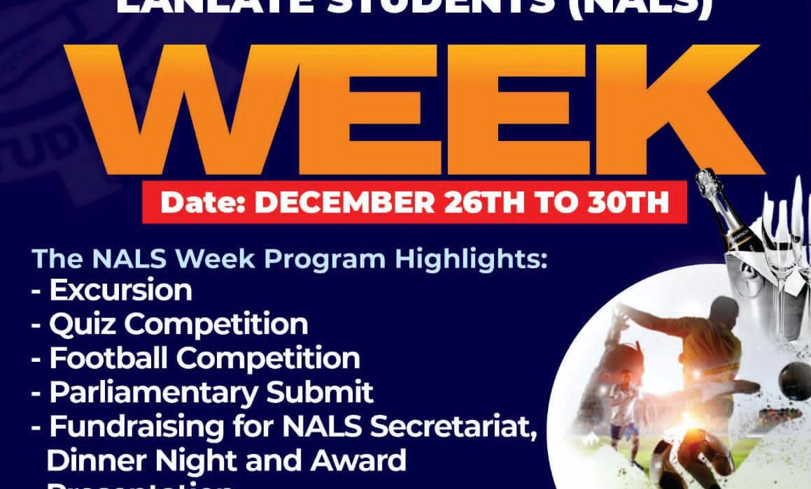 NALS Students Week 2024 Programme of Events