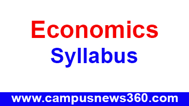 JAMB Syllabus for Economics