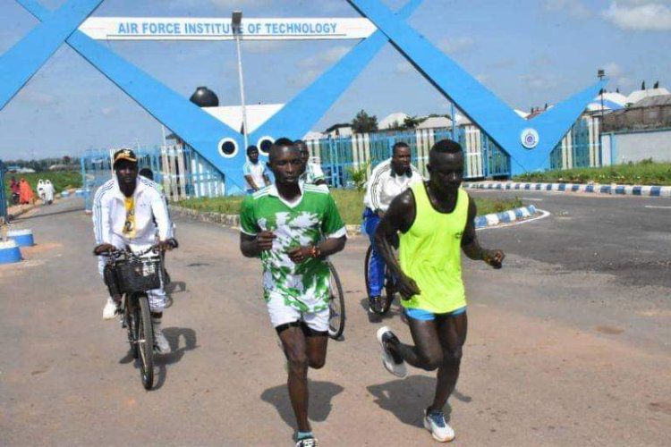 Air Force Institute Student Runs 64km to Celebrate Nigeria's Independence