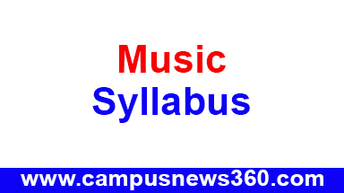 JAMB Syllabus for Music