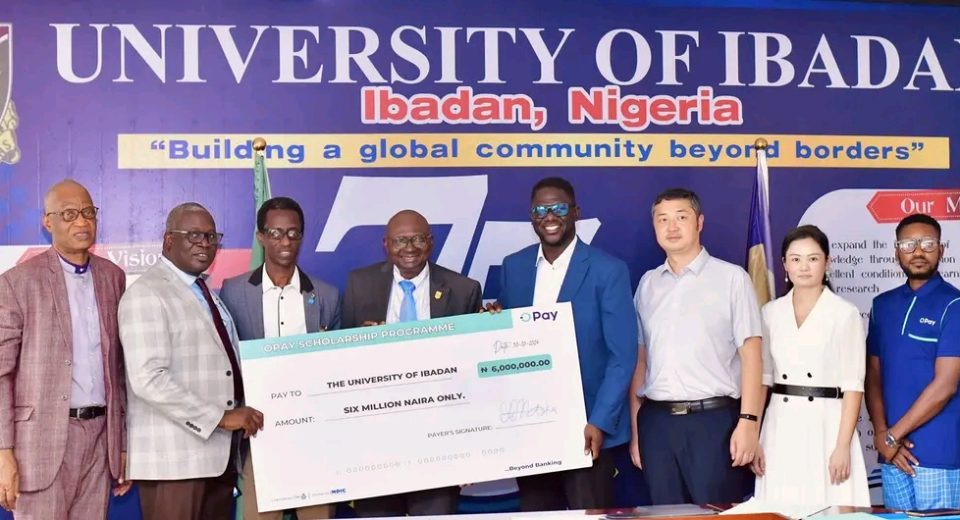 OPay Partners with University of Ibadan to Launch 10-Year Scholarship Initiative