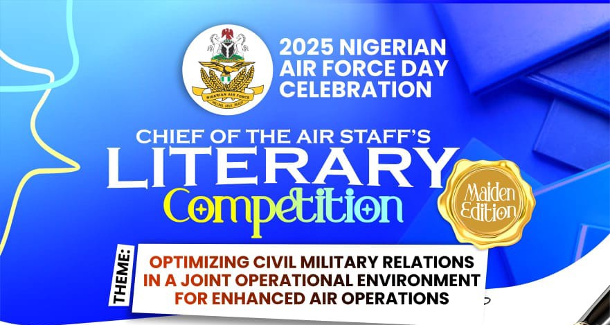 Chief of Air Staff Literary Competition 2025 | Over N4m Cash Prizes