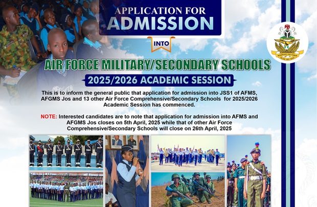 Air Force Military/Secondary Schools Admission