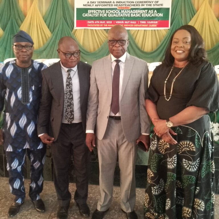 Ogun Inducts 200 New Head Teacher to Strengthen Basic Education Leadership